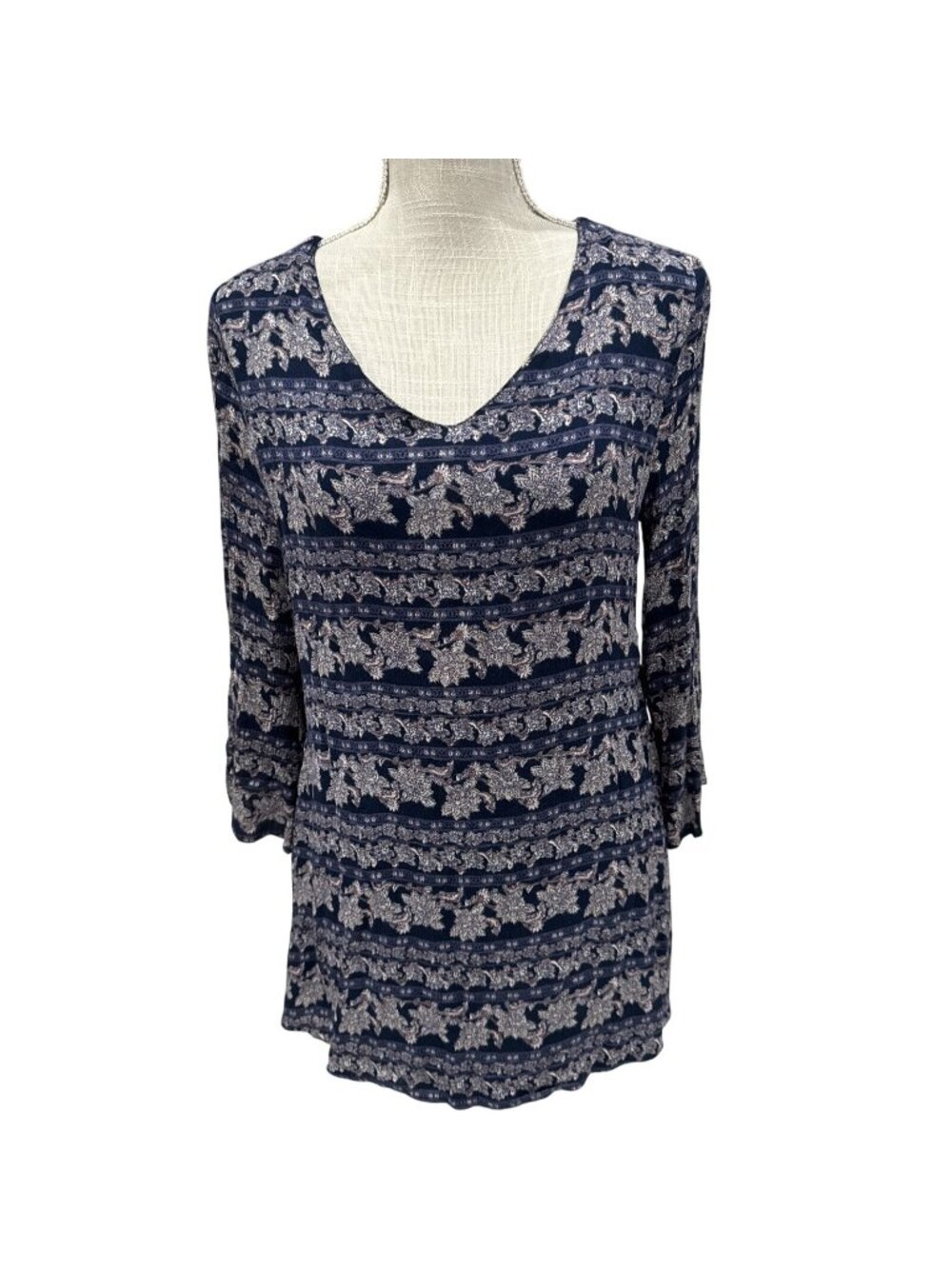 Forever 21 Womens  Blue & White Floral Mini Dress size S